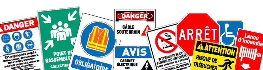 Affiches signalétique de tout genre